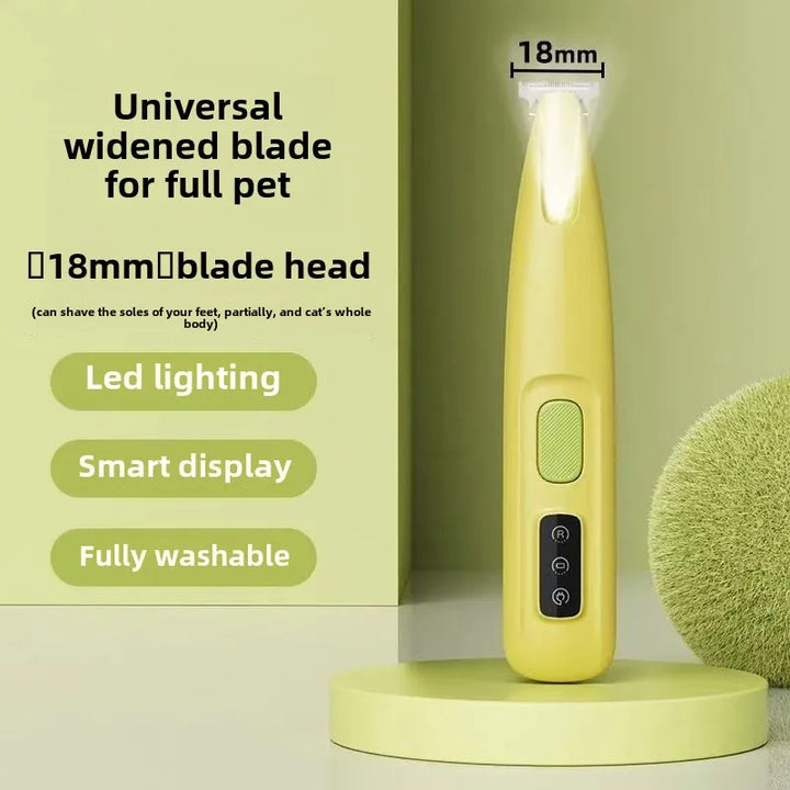 Dog Paw Trimmer with LED Light Fully Waterproof